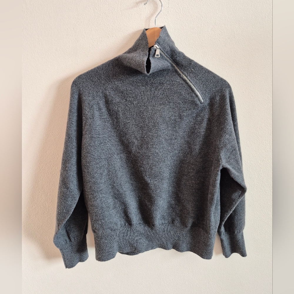 Parfois Grey Chic Turtleneck Sweater XS / Small